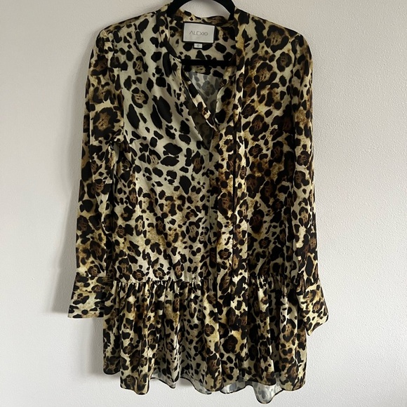 ALEXIS
Lydia Leopard Mini Dress In Animal Print, size small - Picture 2 of 5